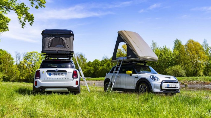 Mini公司首次推出露营和户外装备 适用于电动Cooper SE和Countryman混动车辆