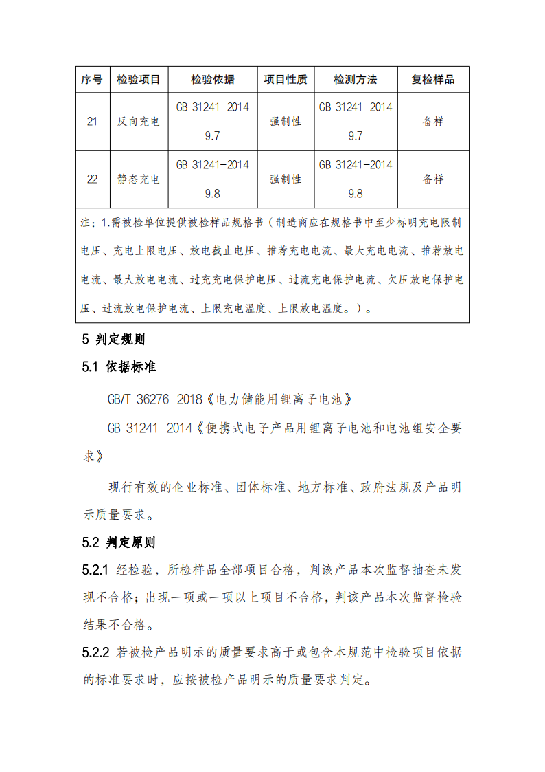 广东深圳锂离子储能电池产品质量监督抽查实施规范发布
