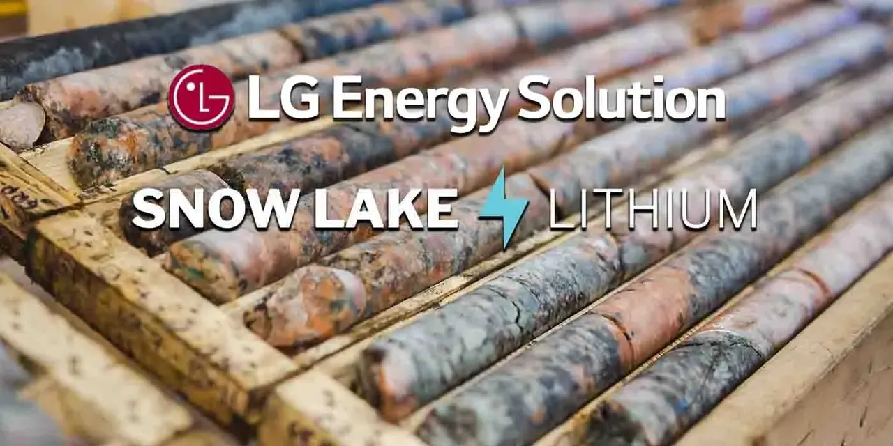 Snow Lake Lithium和LG Energy Solution合作建立美国本土锂供应链