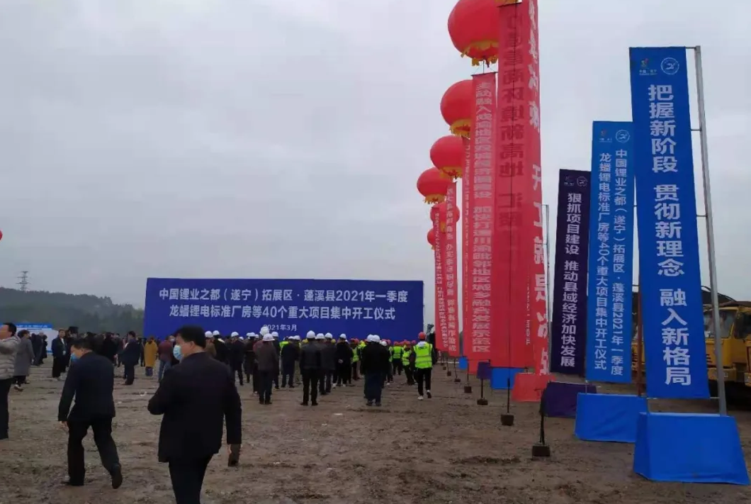 龙蟠科技四川遂宁产业园项目正式开工 一期规划建设2.5万吨磷酸铁锂电池材料