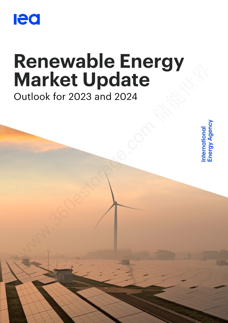 2023 年和 2024 年可再生能源市场更新展望