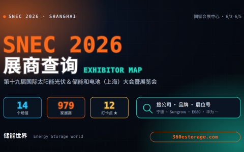SNEC·2026 第十九届国际太阳能光伏&储能展 展商查询